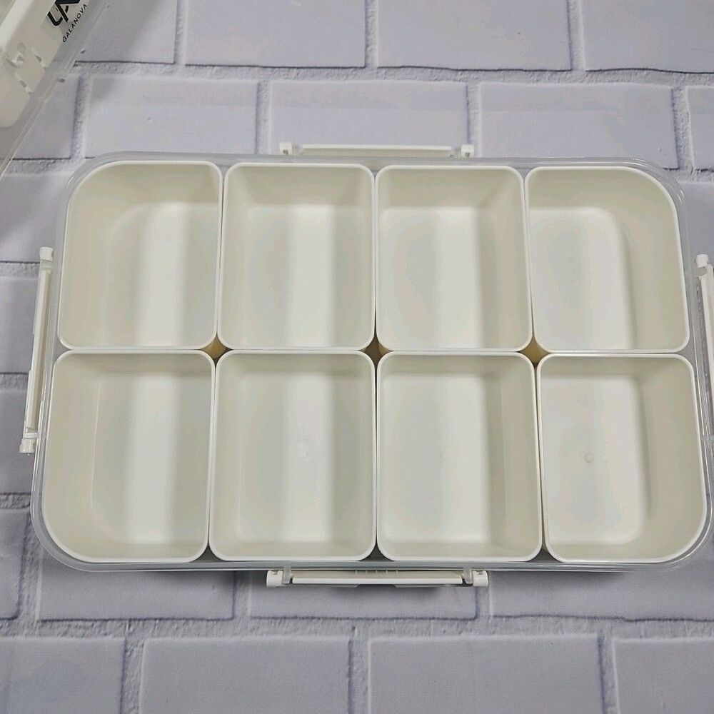 Galanova 2Pack Snack Box Container, microwavable/ dish safe with Lid and Handle - Picture 11 of 16